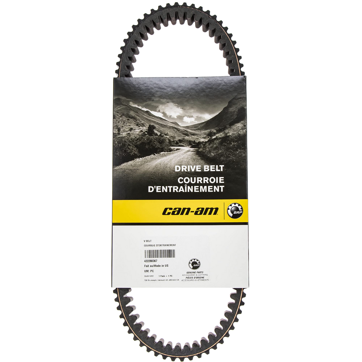 Genuine Can-Am OEM drive belt 422280367