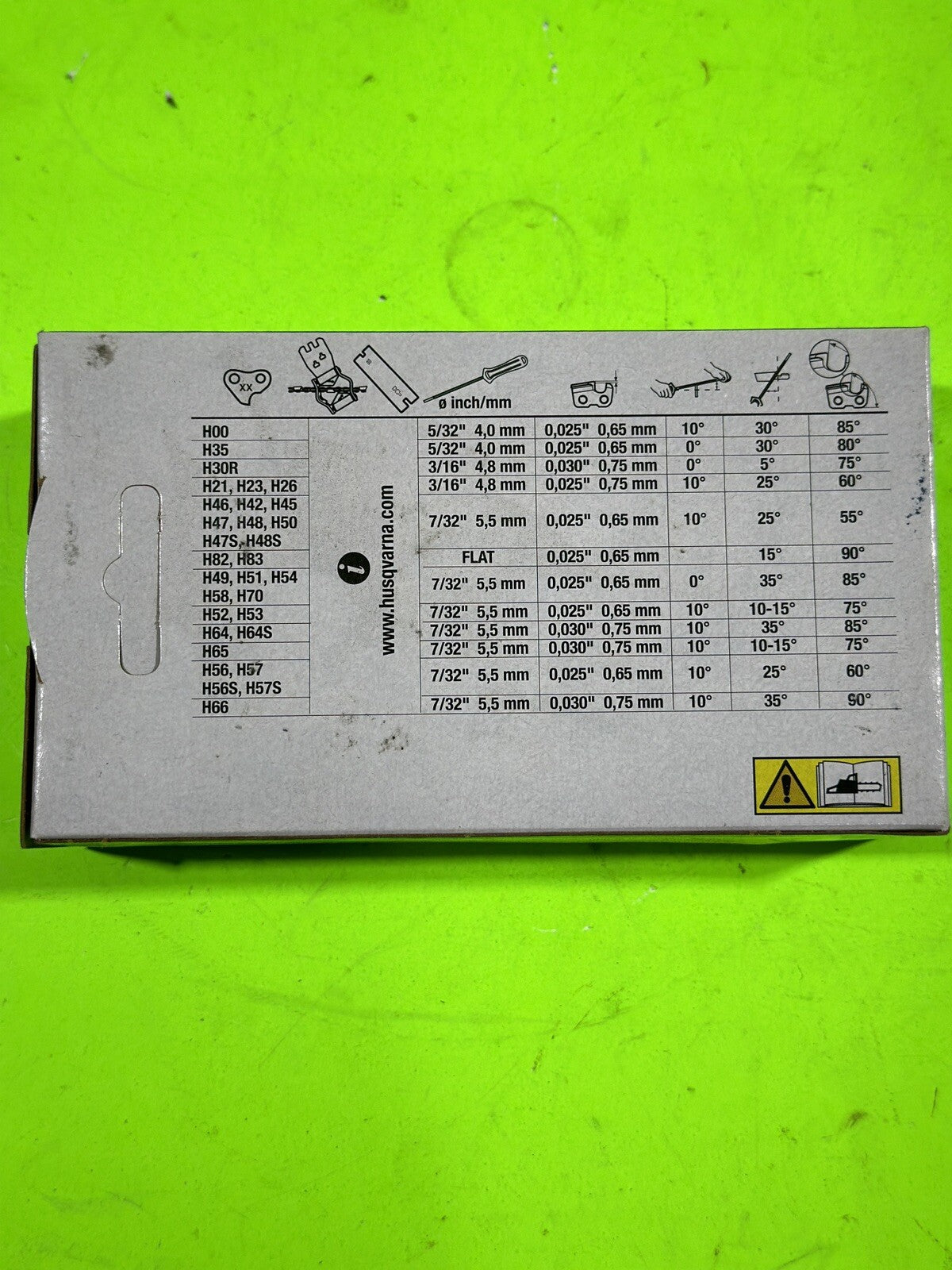 NEW OEM Husqvarna H35 501847062 95VP Chainsaw Chain 18''/ 62DL / 3/8" / .0505