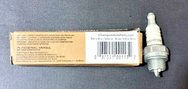 NEW Champion 848 CJ8Y Spark Plug Copper Plus Fits Small Engines OEM 1 Pack5