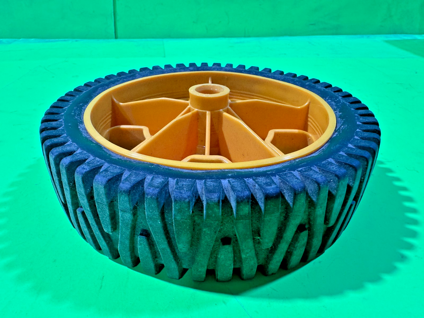 NEW Husqvarna Wheel & Tire Assembly 6.75" x 1.75" 193928 Yellow 5-Spoke Rim5