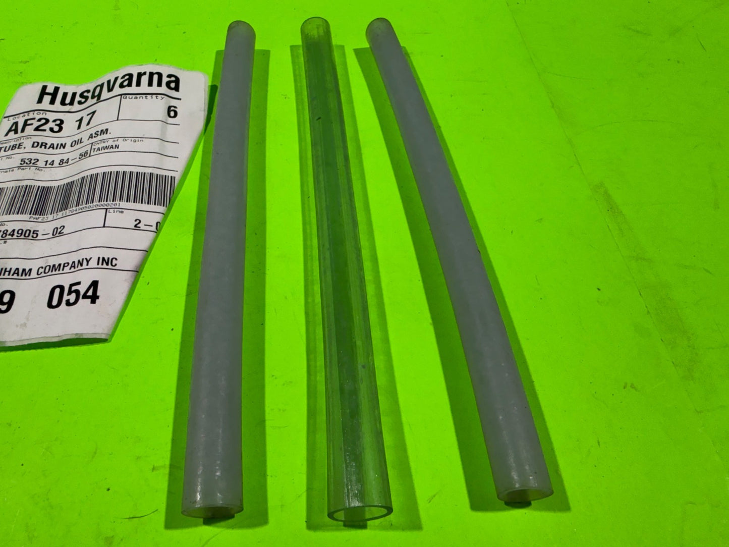 3pk Genuine OEM Husqvarna 532148456 Oil Drain Assy Tube Lawn Tractor5