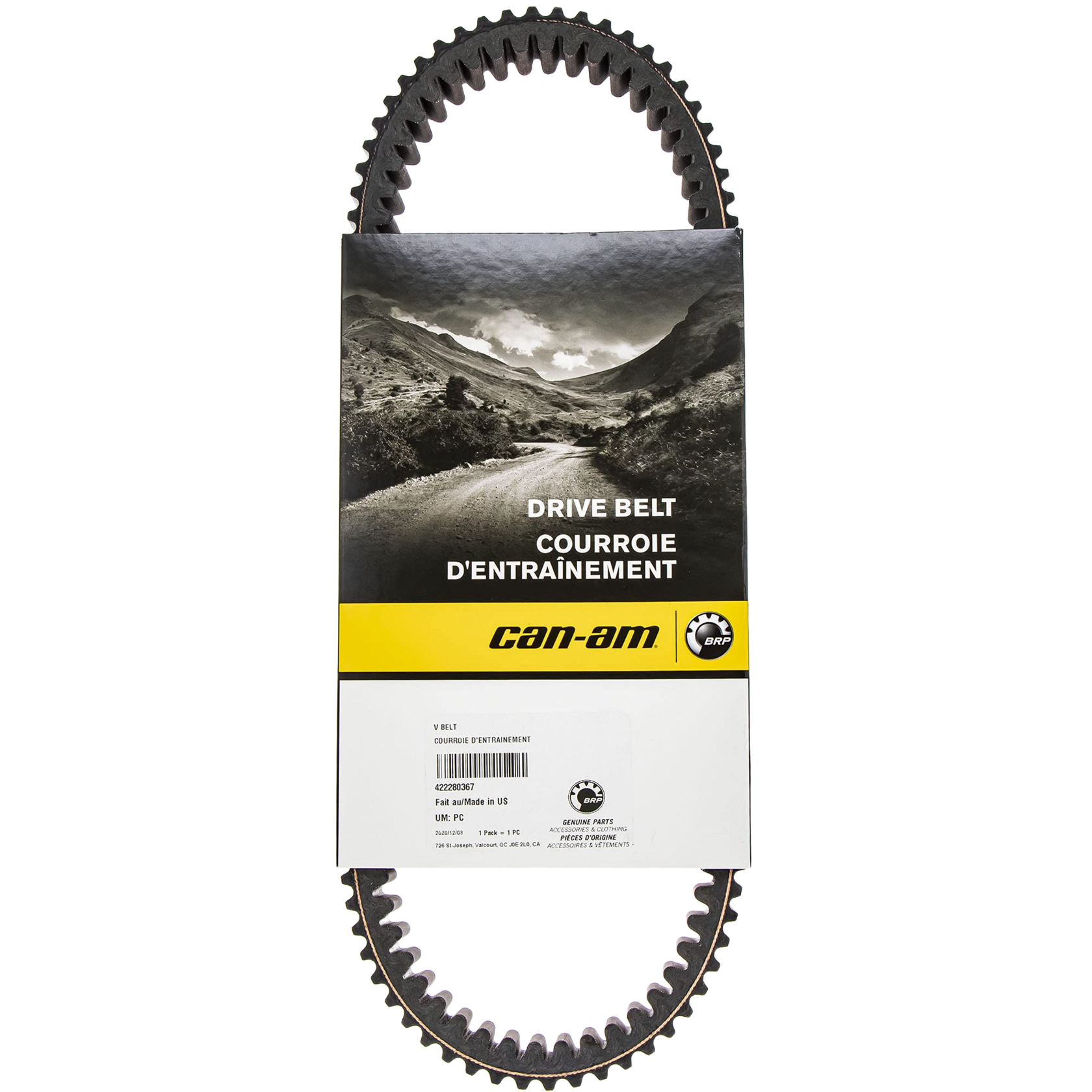 Genuine Can-Am OEM drive belt 422280367
