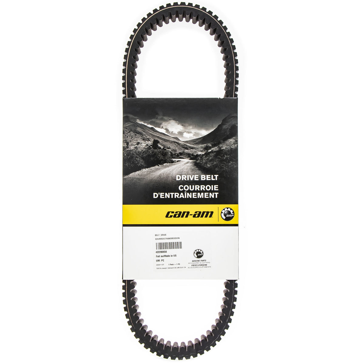 Genuine Can-Am OEM drive belt 422280656