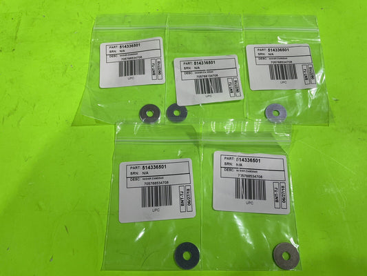 5 Pk Genuine Husqvarna 514336501 Washers 170BF/BT 370BFS 560BFS RedMax EBZ75000