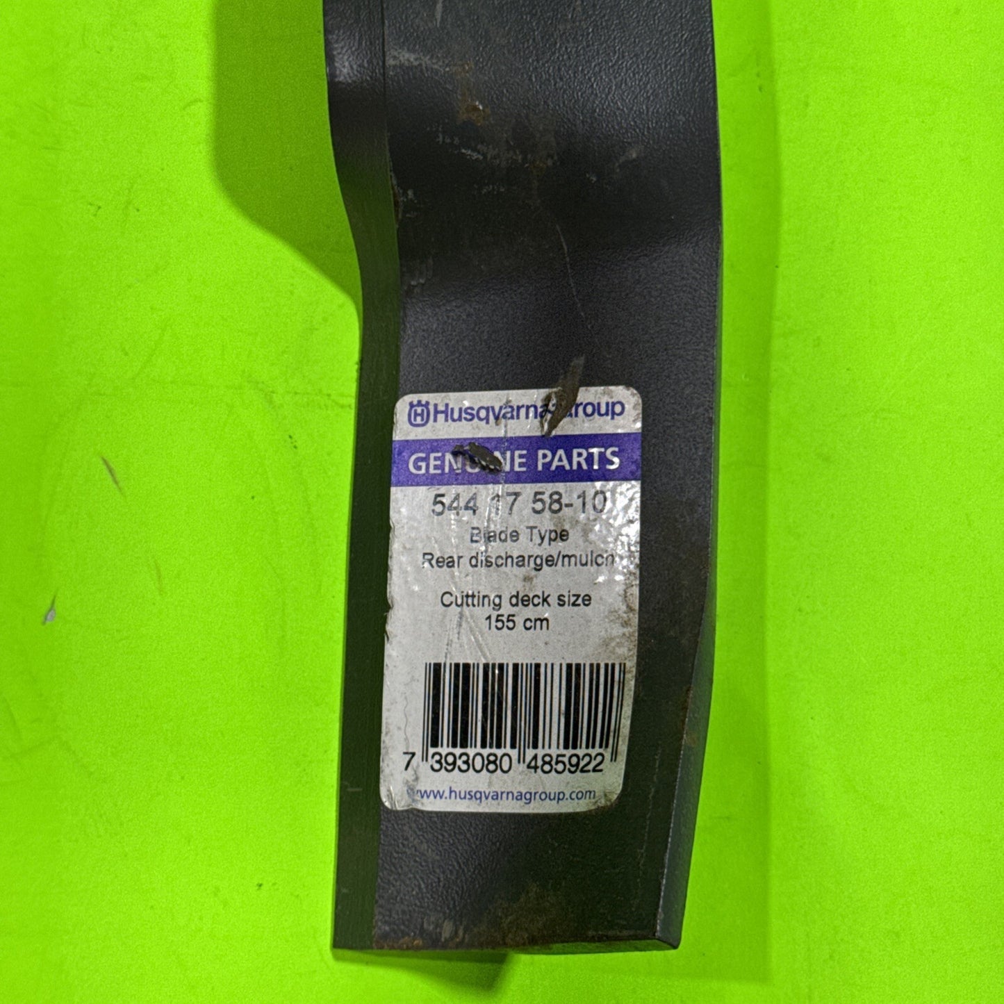 Genuine Husqvarna Mower Rear Discharge Blade 544175810 Rider C1551