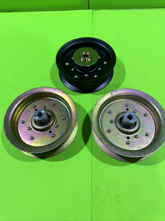 3 Idler Pulley Deck 54" Kit For Husqvarna YTH24V54 YTH24K54 YTH25K54 YTH24V54XLS0