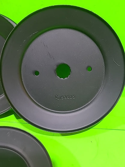 Genuine 3 Pack Husqvarna Spindle Pulleys 532173436 153535 Craftsman Poulan1