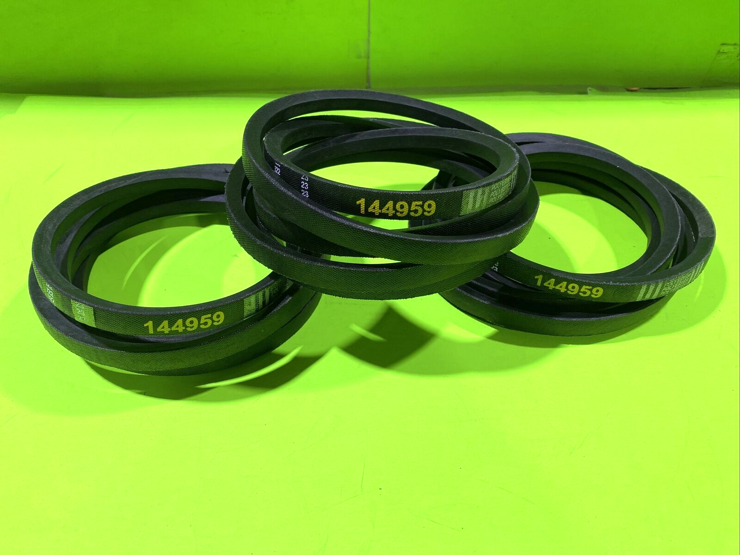 3-NEW LAWN MOWER DECK BELTS FITS CRAFTSMAN 42" RIDING MOST 144959 1/2" X 95"0