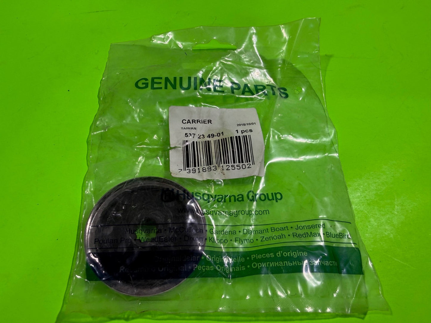 NEW Genuine OEM Husqvarna 537234901 Trimmer Driver Assy 122 123 124 125 128 129+1