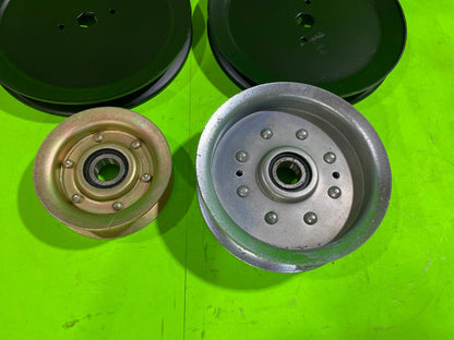 John Deere 42"  Spindles, Idlers, Pulleys L105 L107 L110 L108 L118 L111 GX200671