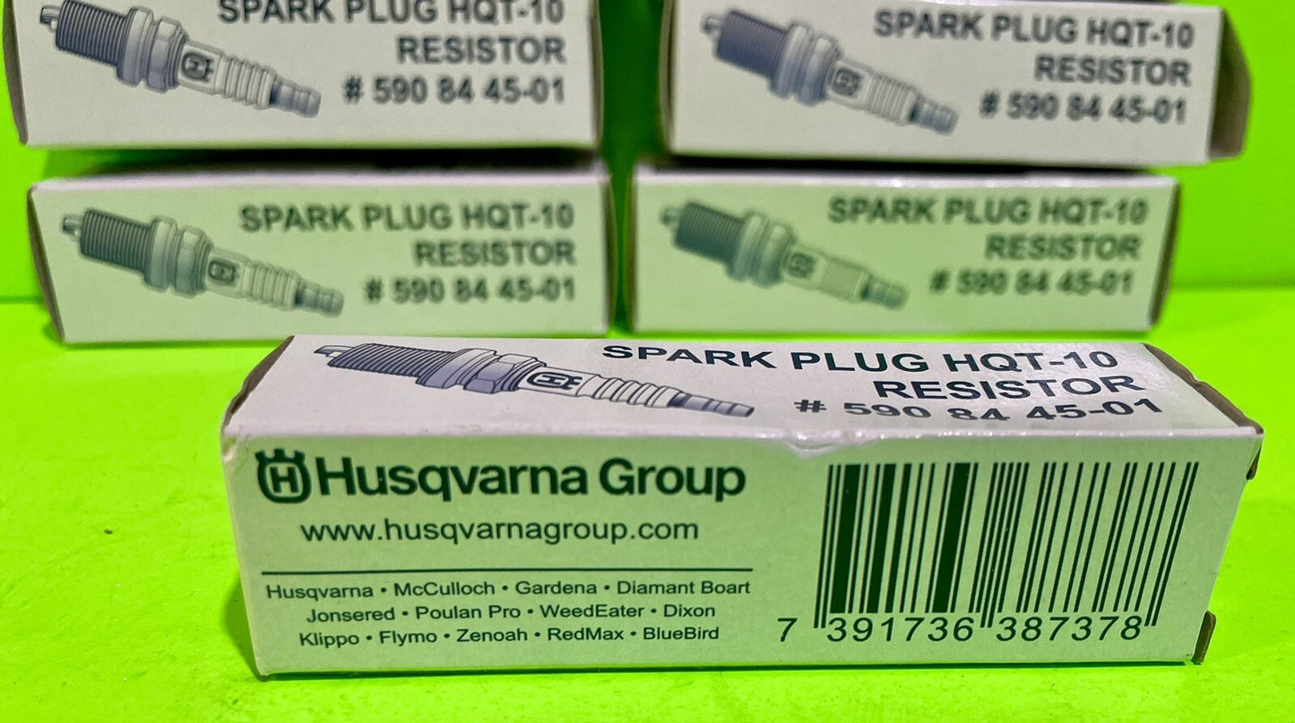 Genuine Husqvarna 590844501 9 Pack OEM Spark Plug HQT-105