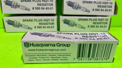 Genuine Husqvarna 590844501 9 Pack OEM Spark Plug HQT-105