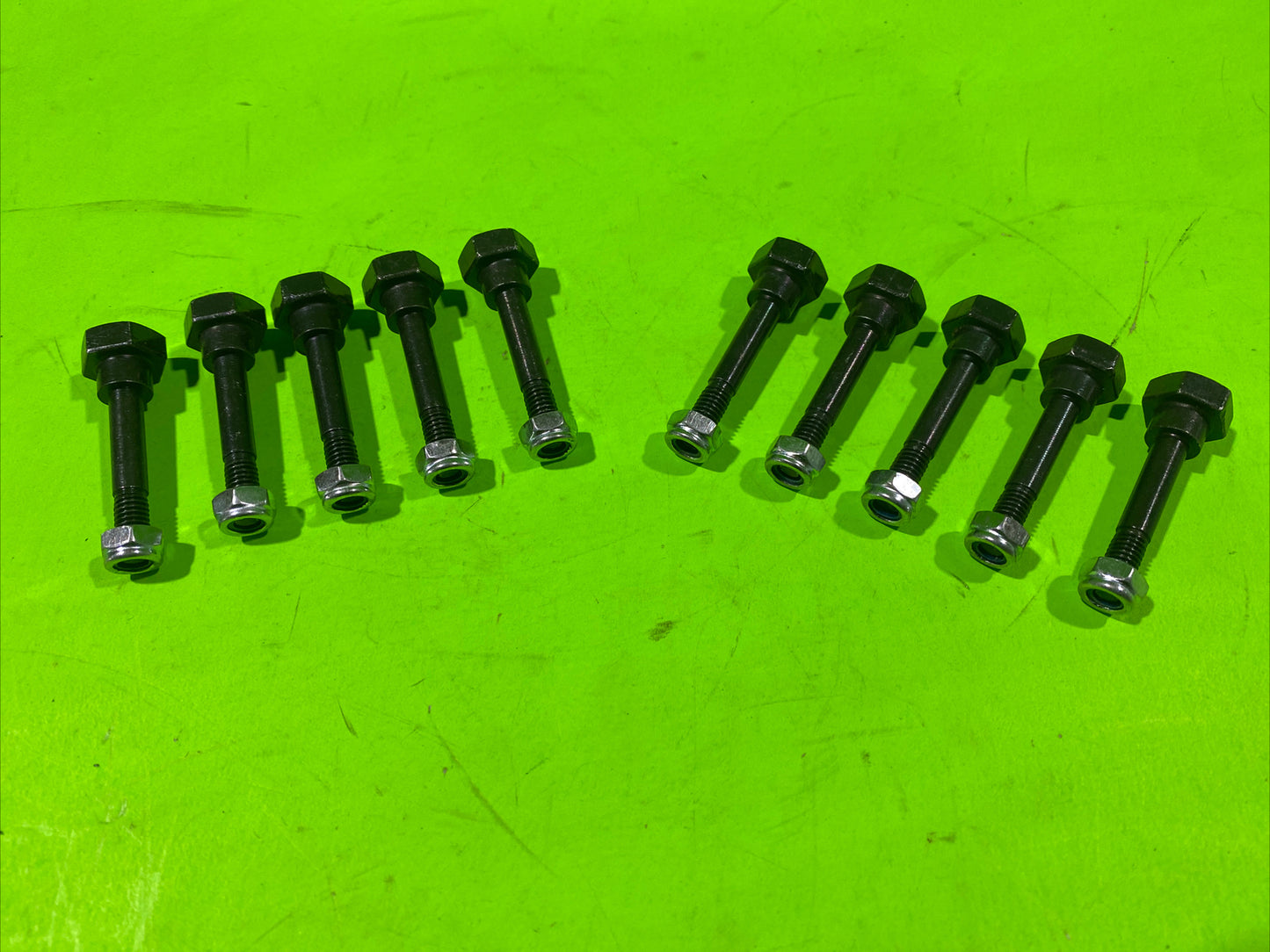 10 Shear Pins w/ Nuts for Honda: 90102-732-000, 90102-732-010, 90114-SA0-0000