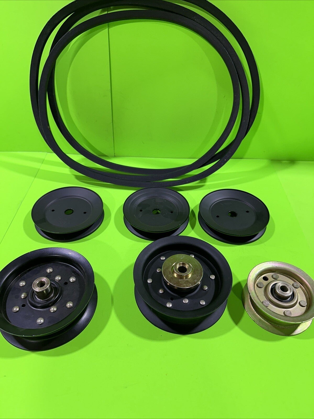 Complete 48" Deck Pulley Belt Kit For Husqvarna YTH2348 YTH22K48 YTH23K48 48"0