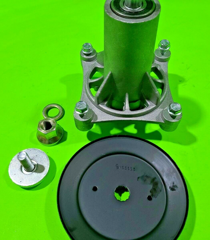SPINDLE ASSEMBLY 187292 W/ PULLEY 153535 - 42" 48" DECK FITS HUSQVARNA 5324