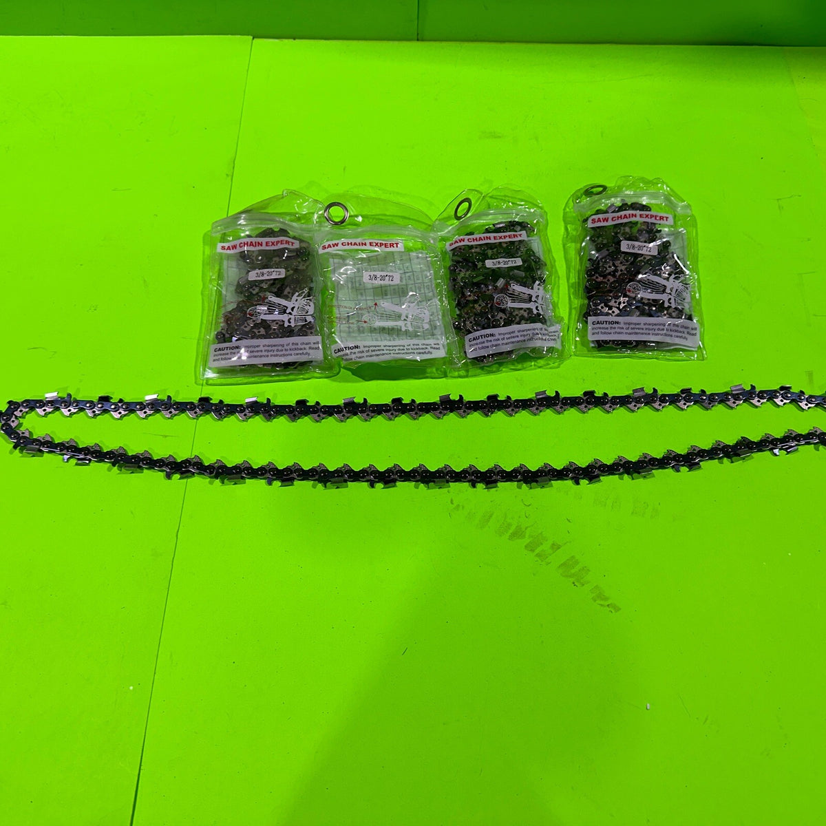 Chainsaw Chain for 20 Inch Bar .050 Gauge 3/8 Pitch 72DL Stihl Husqvarna 4 Pack6