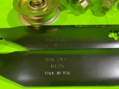 Deck Rebuild Kit for Husqvarna 42" YTH1842 High Lift Blade Spindle Belt Idler7