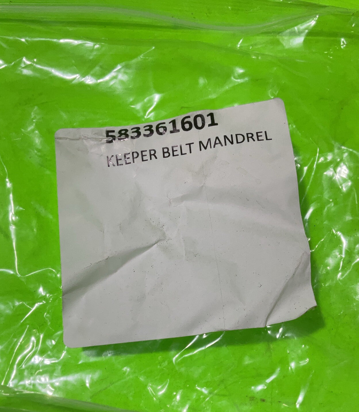Genuine OEM Husqvarna 583361601 Mandrel Pulley Belt Keeper CT126 PXT12530 LT22131