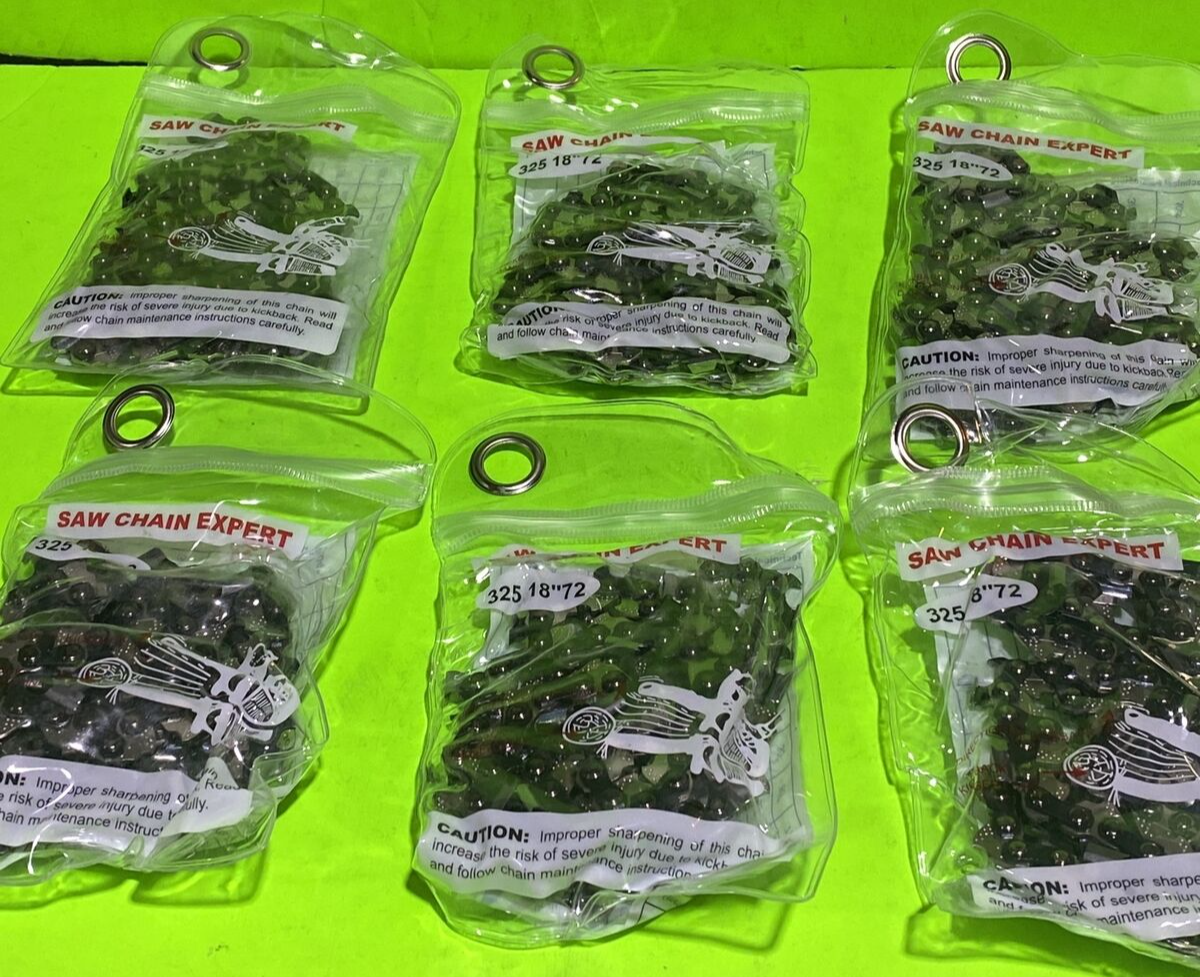 Chainsaw Chain for Jonsered Husqvarna 18 Inch Bar .050 Gauge .325 72DL 6 Pack8