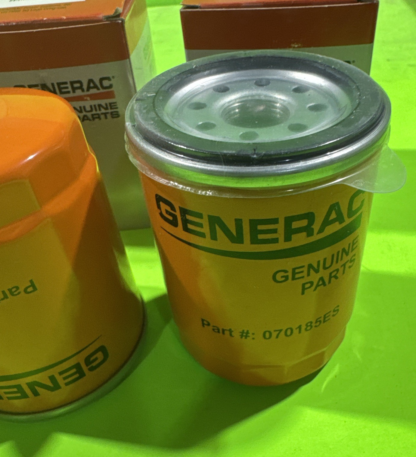 New 3 PACK Genuine Generac Oil filter 070185E 070185ES Air Cooled Engines5