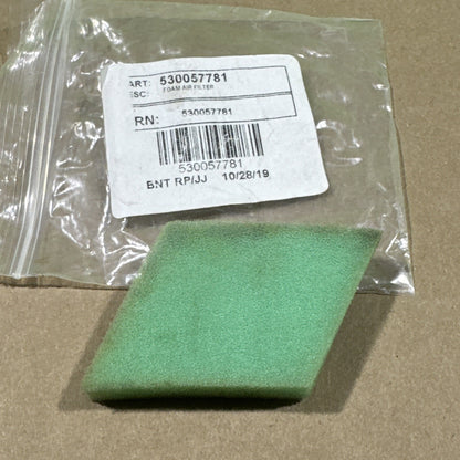 New OEM Poulan Pro & Craftsman Trimmer Foam Air Filter 5300577814