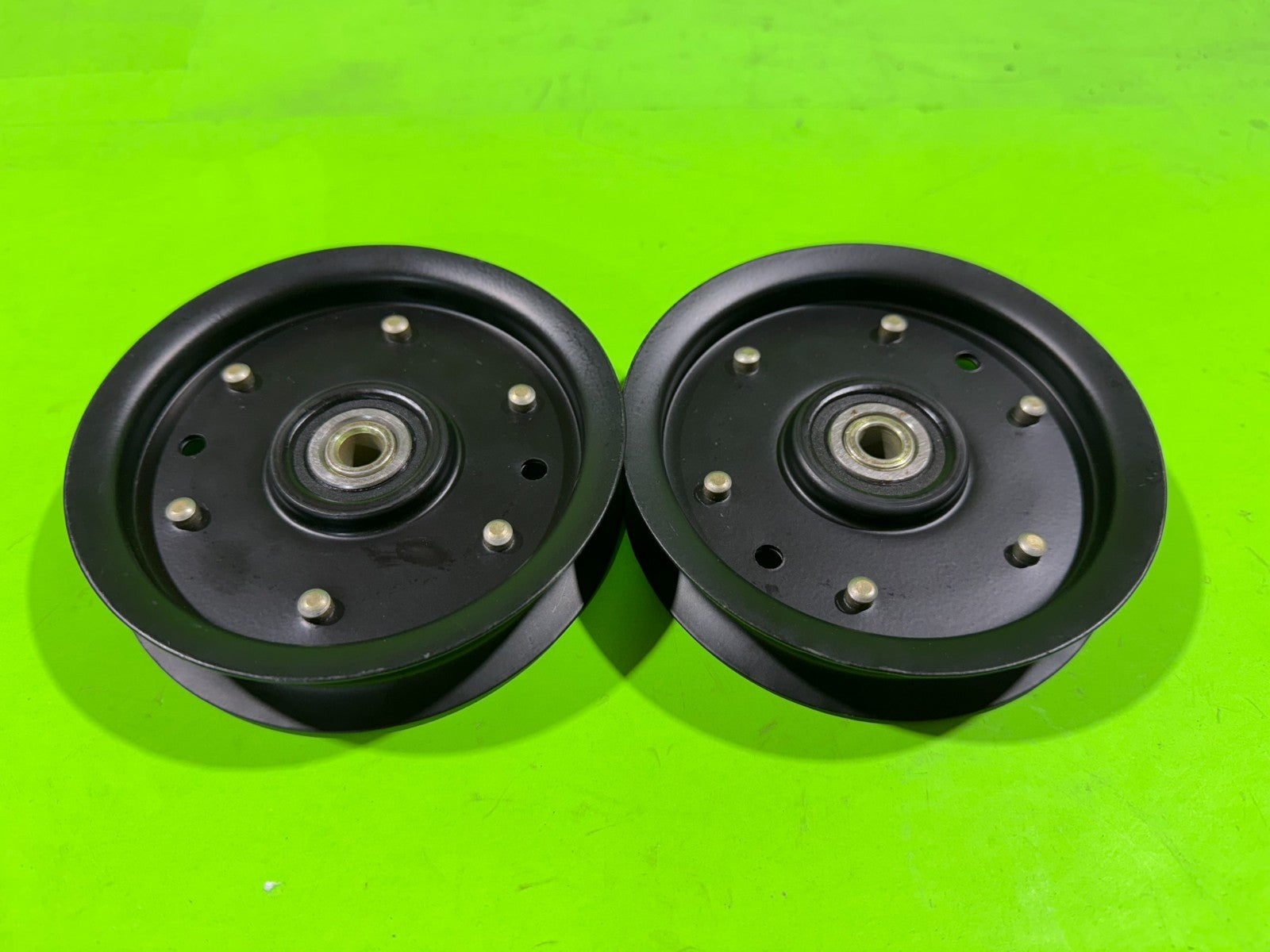 2 Flat Idler Pulleys Fit 956-04129 756-04129B 756-04129C 753-081714