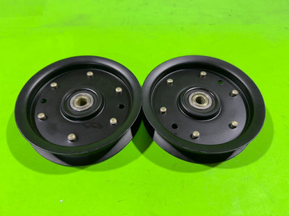 2 Flat Idler Pulleys Fit 956-04129 756-04129B 756-04129C 753-081714