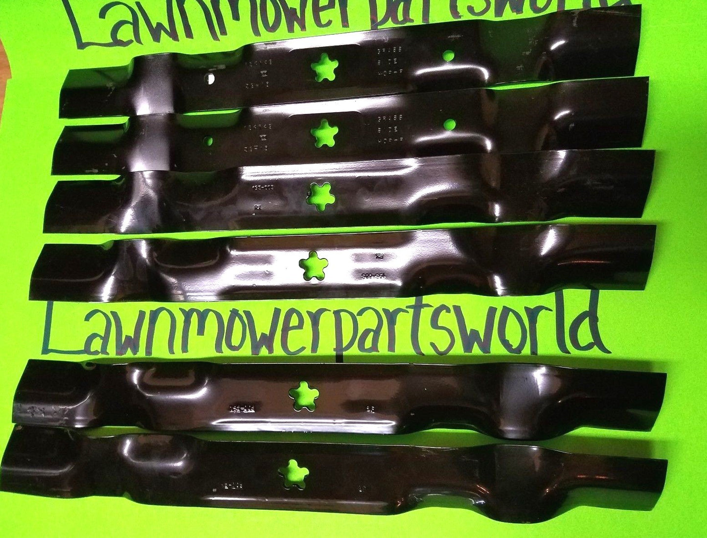 SIX PACK OF HUSQVARNA 42" 3N1 LAWN MOWER BLADES 532139775 532134149 5324227193