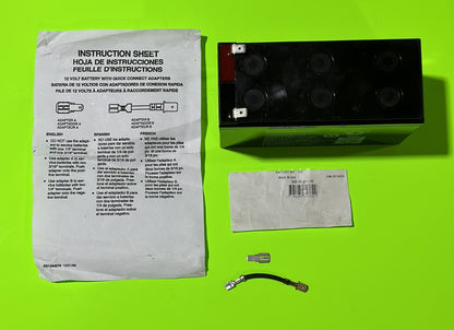 OEM Husqvarna 530402815 Battery Kit Panasonic 12V 7AH Battery LC-R127R2P18