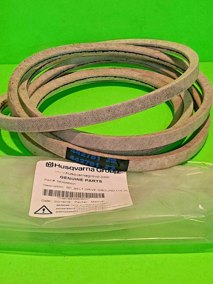 NEW OEM Husqvarna Belt 583566401 for Troy-Bilt Colt Xp (17BE2ACG011)3