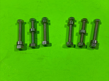 6 Pack of Shear Pins Spacers & Nuts 500026MA 88951MA Fits Allis Chalmers 7030574