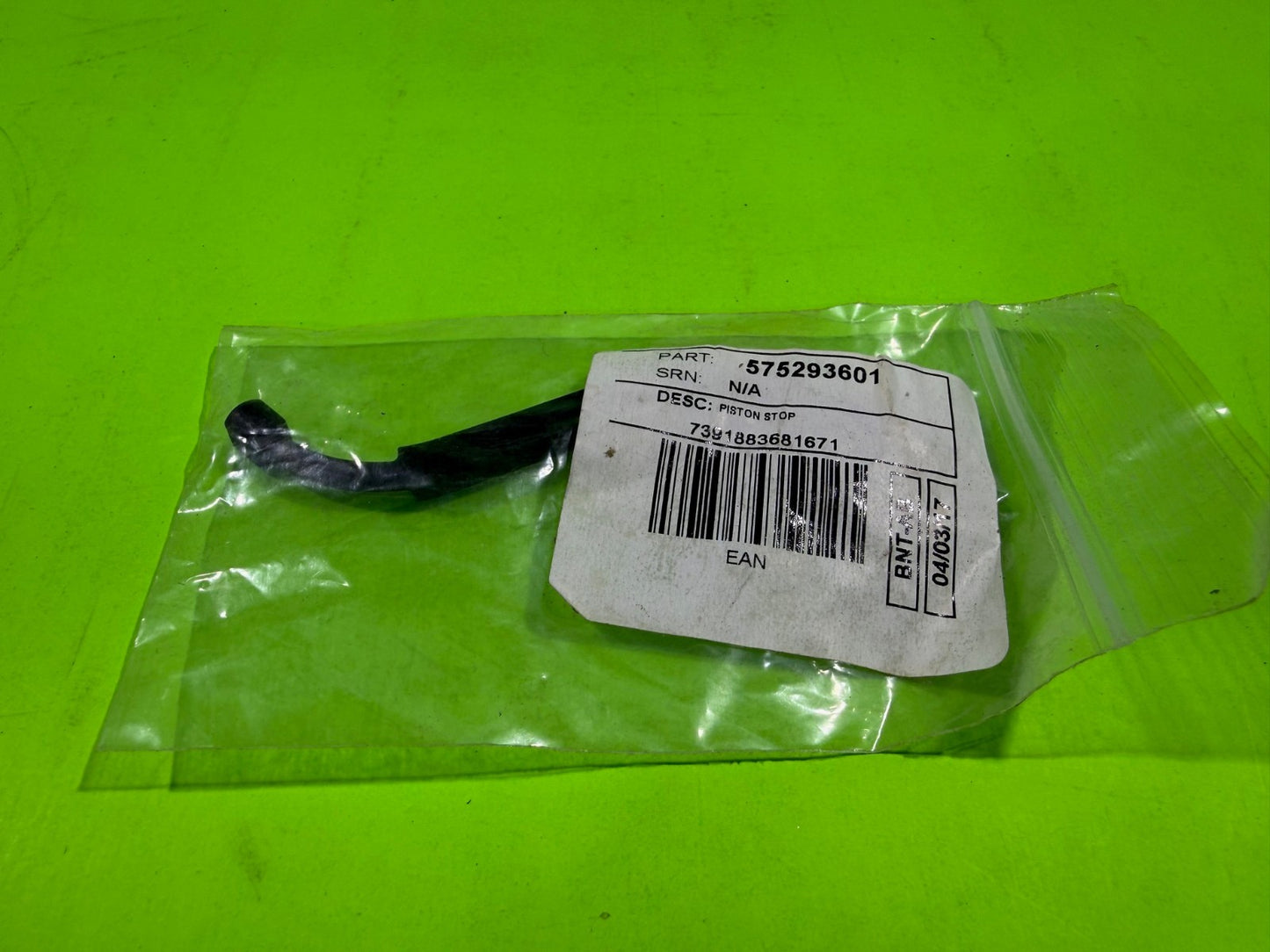 Genuine OEM Husqvarna 575293601 Piston Stop1