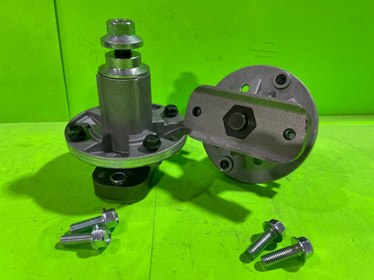 2 Pk Spindle Assy for John Deere L100 L105 L107 L108 L110 L120 L130 wBlade Bolts5