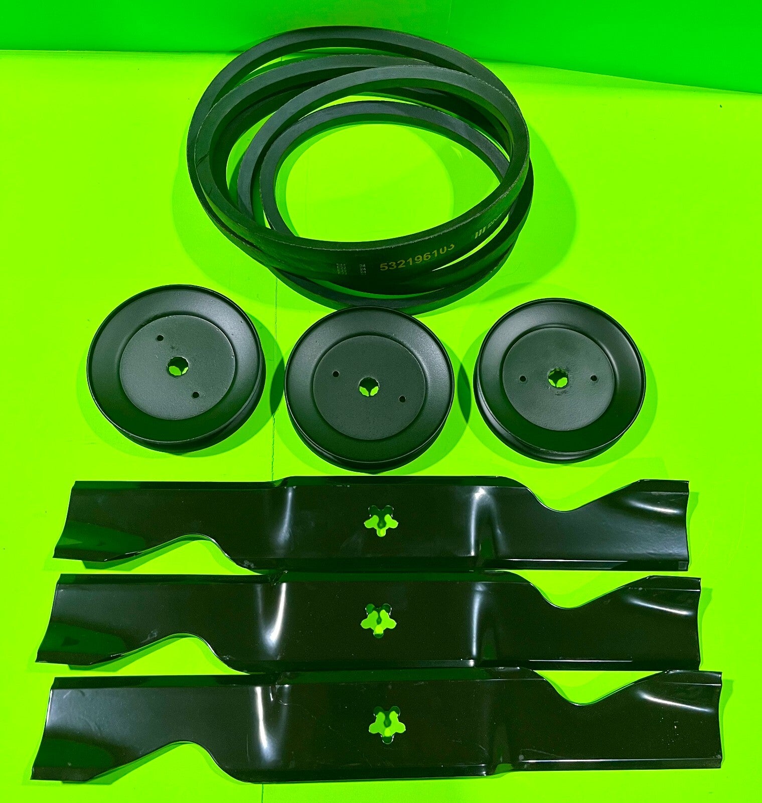 54" BLADE BELT PULLEY REBUILD KIT 153535 187256 196103 NEW FITS CRAFTSMAN0