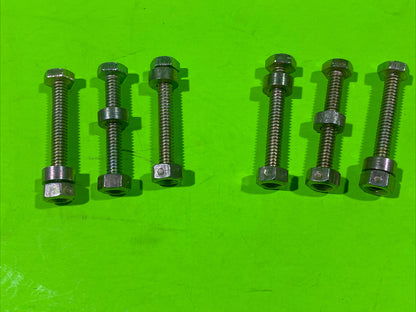 6 Pack of Shear Pins Spacers & Nuts 500026MA 88951MA Fits Allis Chalmers 7030575