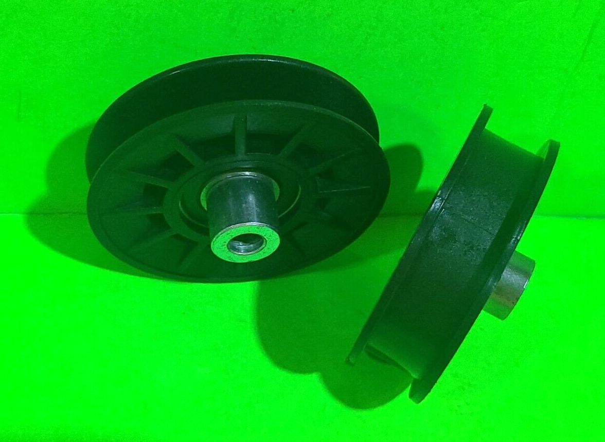 HUSQVARNA 532194326 V-GROOVE IDLER PULLEY & 532194327 FLAT IDLER PULLEY SET1