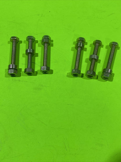 6 Pack of Shear Pins Spacers & Nuts 500026MA 88951MA Fits Allis Chalmers 7030570