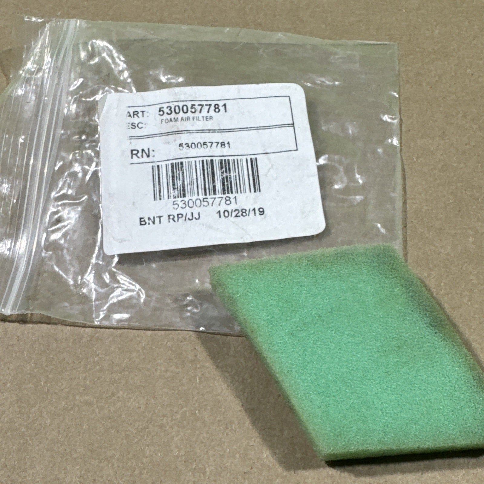 New OEM Poulan Pro & Craftsman Trimmer Foam Air Filter 5300577811