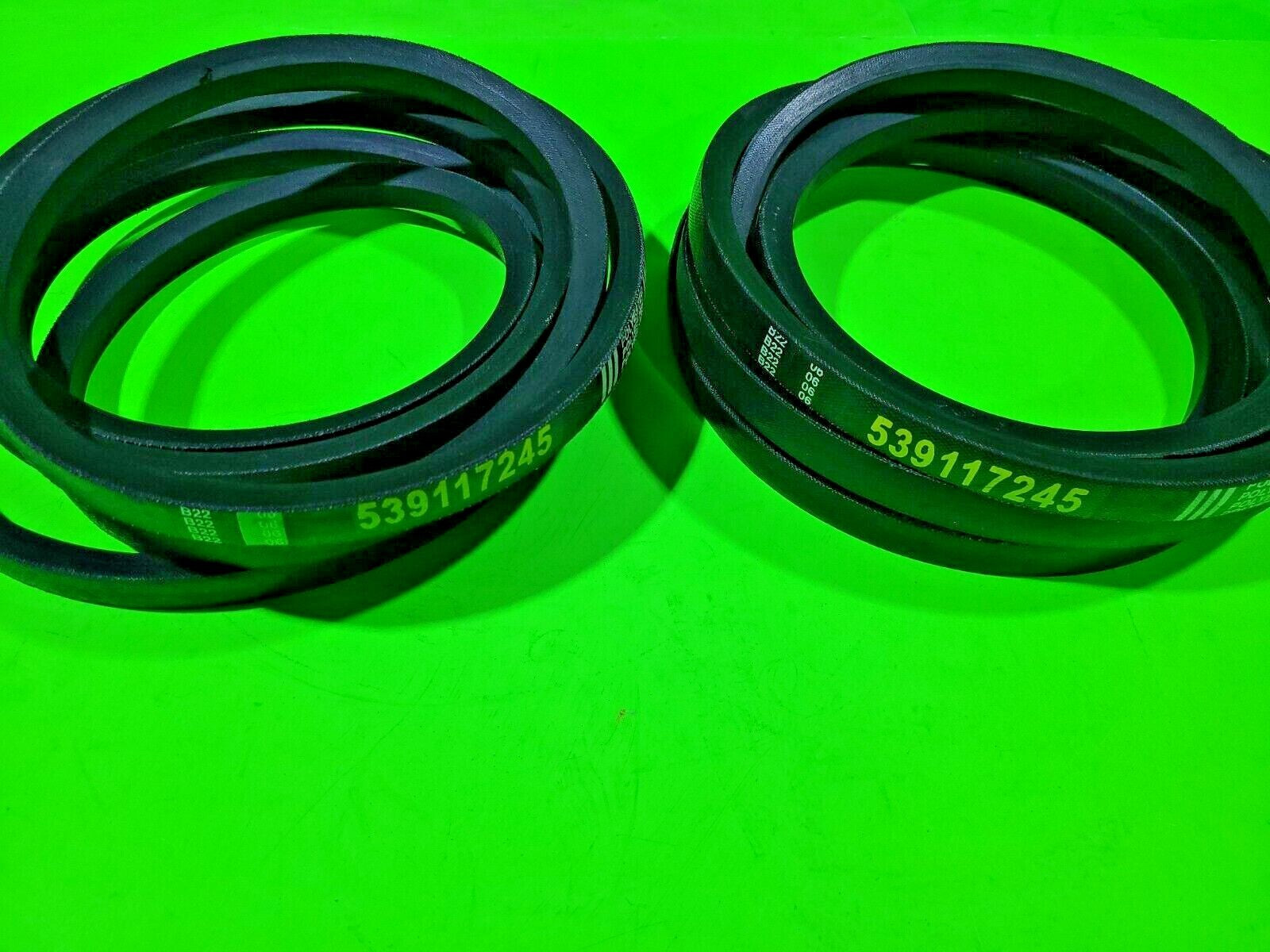 2PK Deck Belt for Husqvarna 539117245 RZ4623 RZ4219 RZ4619 (5/8"x123")0