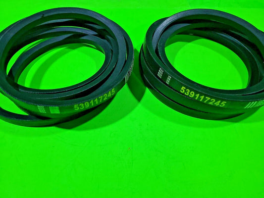 2PK Deck Belt for Husqvarna 539117245 RZ4623 RZ4219 RZ4619 (5/8"x123")0