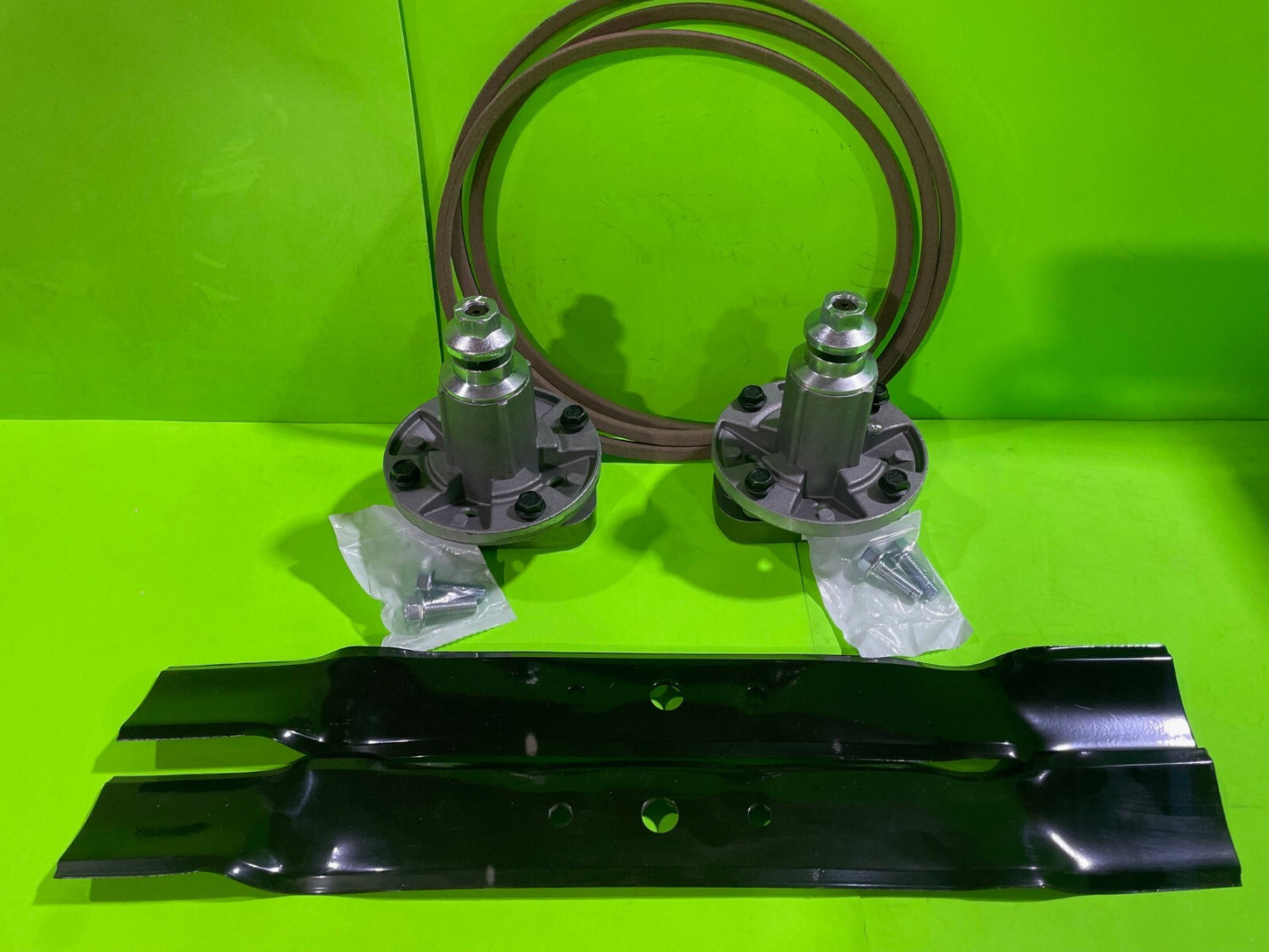 Deck Kit Spindles Blades Belt For John Deere L100 L105 L107 L108 L110 L111 L1180