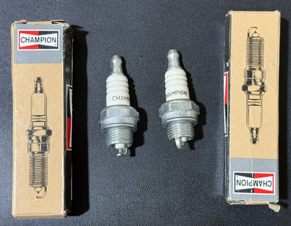 NEW Champion 848 CJ8Y Spark Plug Copper Plus Fits Small Engines OEM 2 Pack0