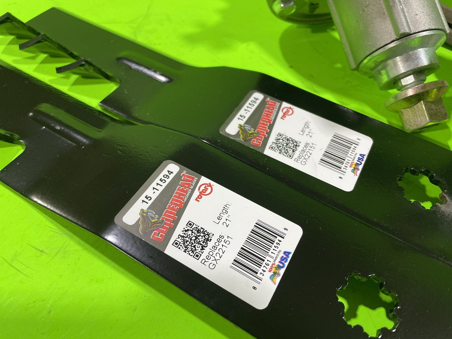 42" LA115 100 SERIES DECK REBUILD KIT SPINDLES BLADES BELT FITS JD4