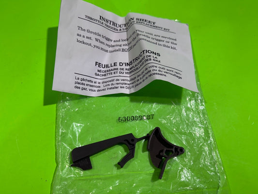 NEW Genuine OEM Husqvarna 530069587 Throttle Trigger Kit 136 137 Chainsaws0