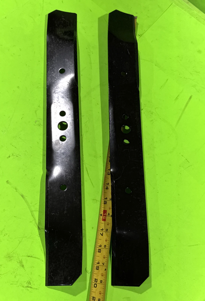 New 2 HUSQVARNA CRAFTSMAN POULAN AYP  20 PUSH MOWER BLADES 146749 PACK OF TWO5