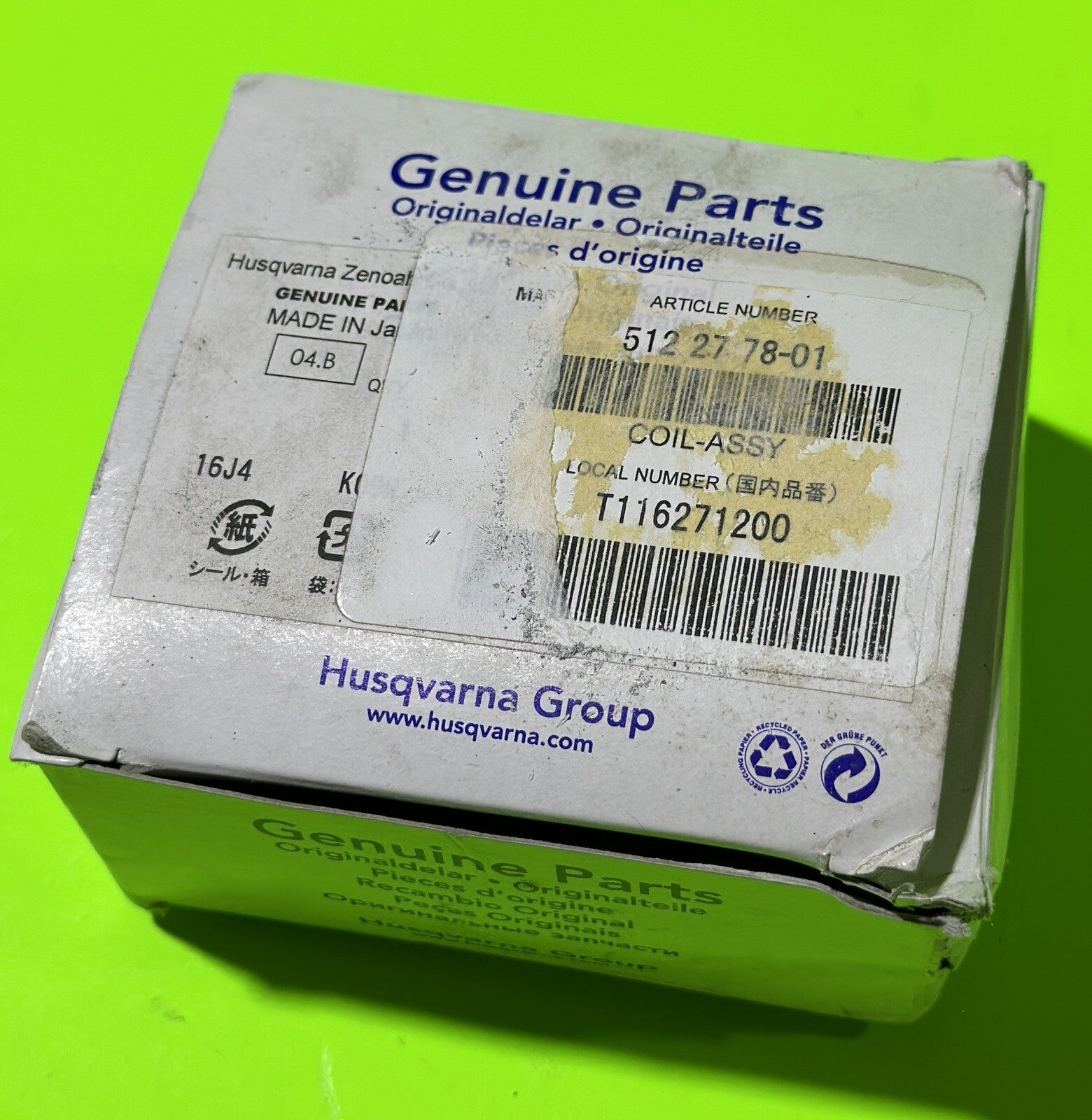 Genuine OEM Husqvarna 512277801 Coil for 542 RBS Brush Cutter5