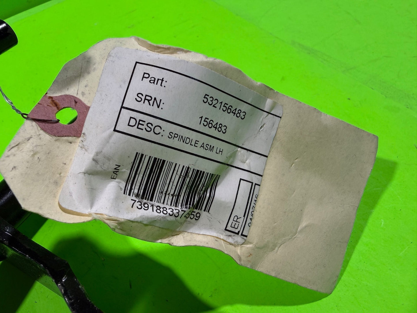 Genuine OEM Husqvarna 532156483 LH Spindle Axle Assy AYP Jonsered Craftsman1