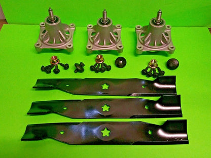Lawn Mower Deck Spindle & Blade Kit fits Sears Craftsman 48" GT50000
