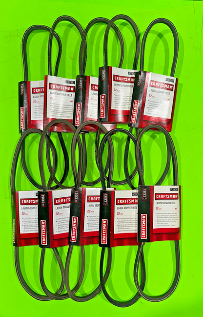 NEW OEM Craftsman 33361 Belt for 22 inch Lawn Mower 10 Pack (532196857, 196857)0