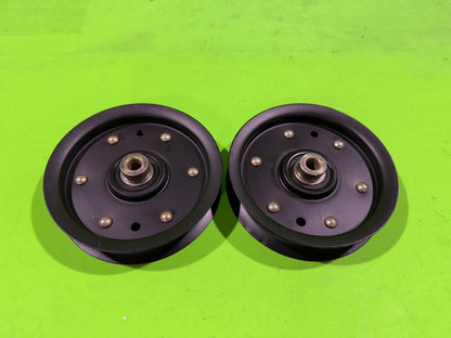 2 Flat Idler Pulleys Fit 956-04129 756-04129B 756-04129C 753-081710